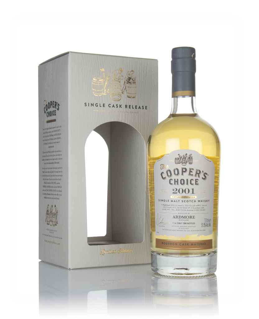 Ardmore 16 Year Old 2001 (cask 1581) - The Cooper's Choice (The Vintage Malt Whisky Co.) 70cl product image