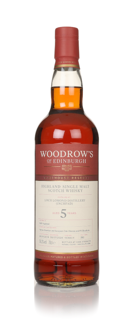 Loch Lomond 5 Year Old 2019 (cask 1536A-H) - Woodrow's of Edinburgh 70cl product image