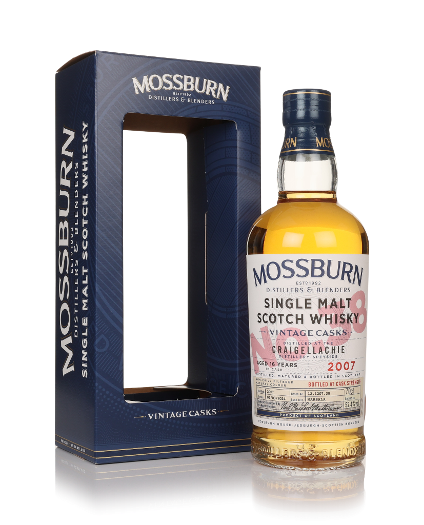 Craigellachie 16 Year Old 2007 - Vintage Casks (Mossburn) 70cl product image