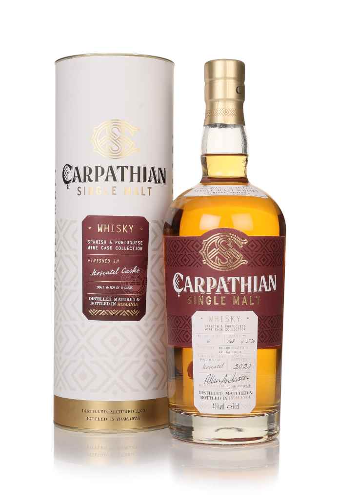 Carpathian Single Malt Moscatel Cask Finish - Spanish & Portuguese Wine Cask Collection 70cl product image