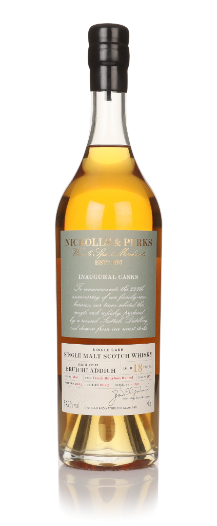 Bruichladdich 18 Year Old 2005 (cask 518) - Inaugural Casks (Nickolls & Perks) 70cl product image