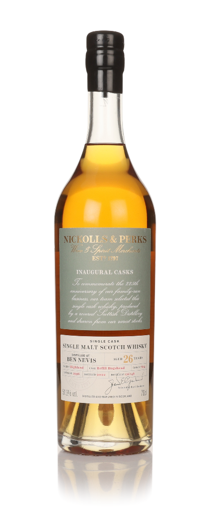 Ben Nevis 26 Year Old 1996 (cask 854) - Inaugural Casks (Nickolls & Perks) 70cl product image