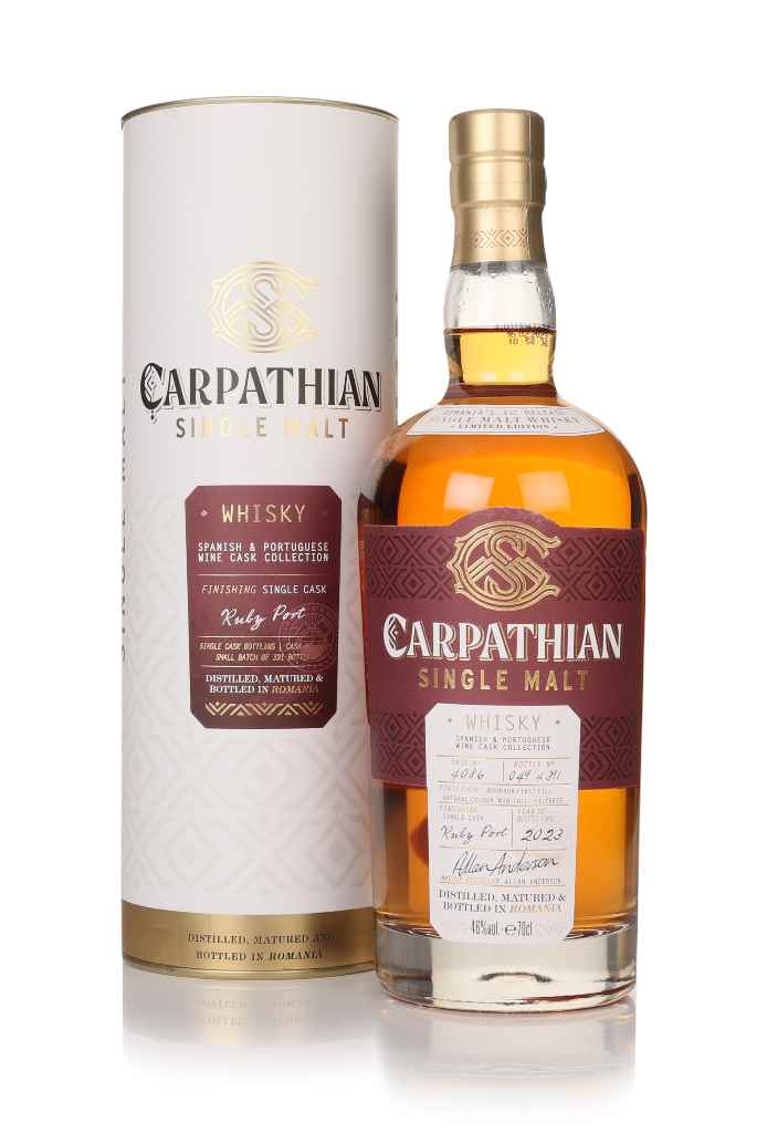 Carpathian Single Malt Ruby Port Cask Finish - Spanish & Portuguese Wine Cask Collection 70cl product image