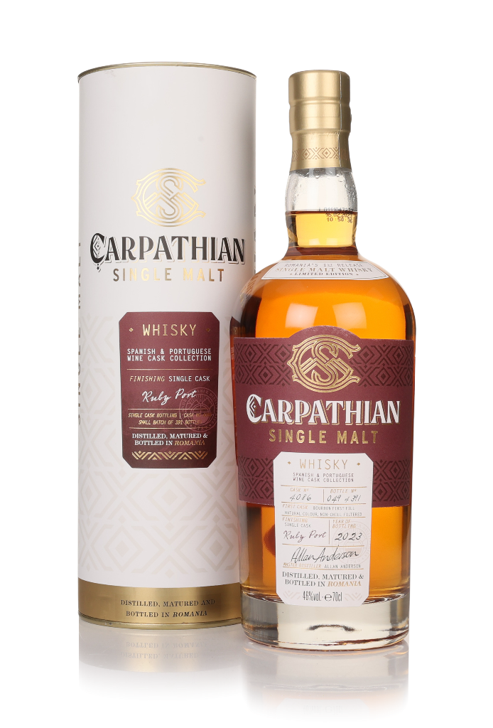 Carpathian Single Malt Ruby Port Cask Finish - Spanish & Portuguese Wine Cask Collection 70cl product image