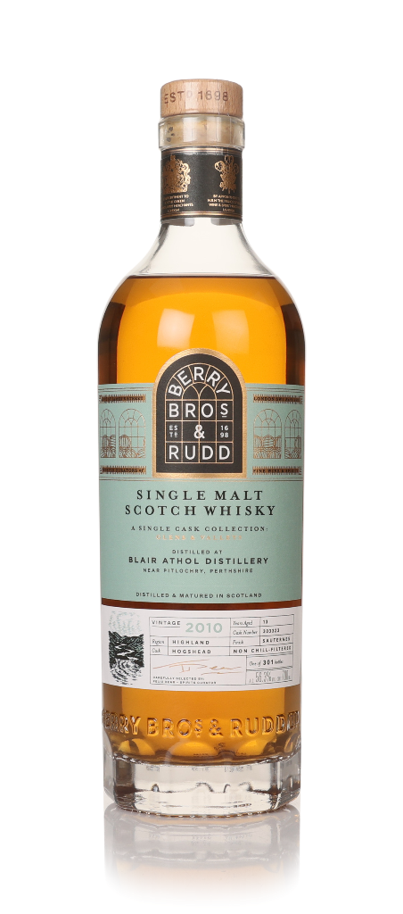 Blair Athol 13 Year Old 2010 (cask 303323) - Glens & Valleys (Berry Bros. & Rudd) 70cl product image