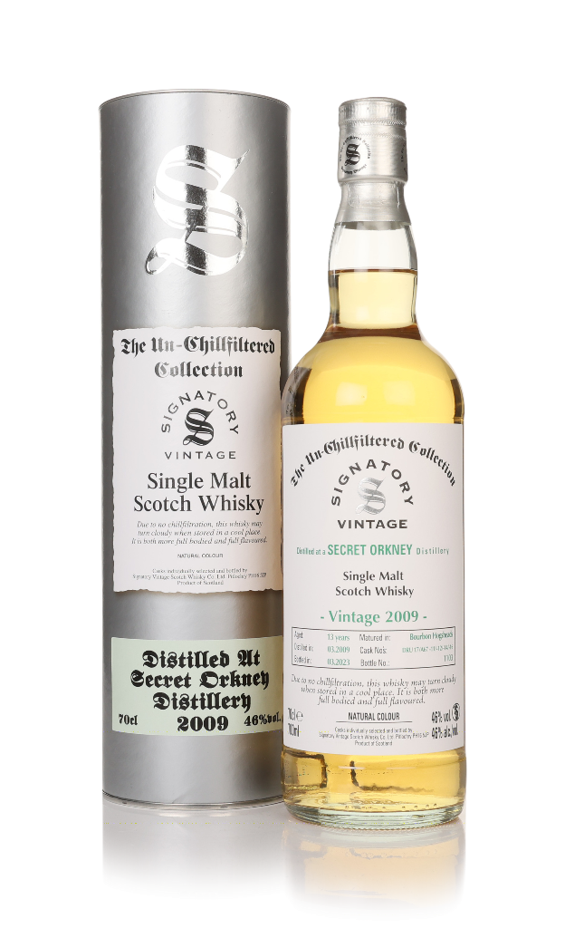 Secret Orkney 13 Year Old 2009 (casks DRU17/A67 11-12-14-16) - Un-Chillfiltered Collection (Signatory) 70cl product image