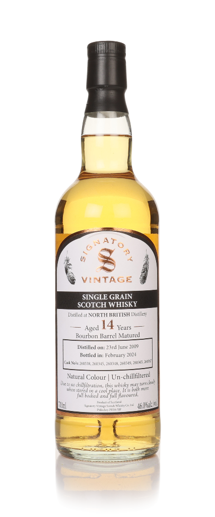 North British 14 Year Old 2009 (casks 260338, 260345, 260348, 260349, 260365 & 260367) (Signatory) 70cl product image