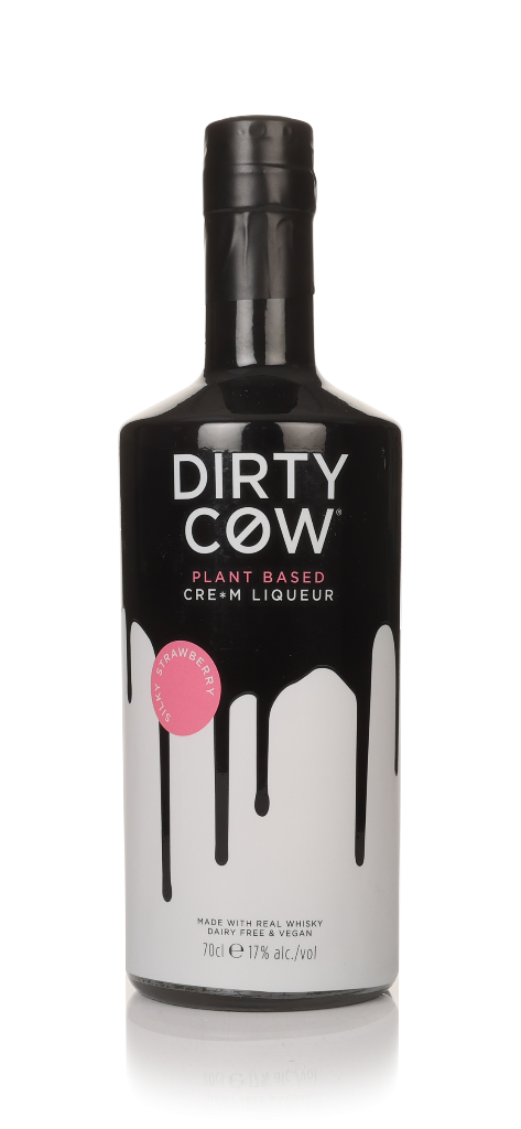 Dirty Cow Plant Based Cre*m Liqueur - Silky Strawberry 70cl product image