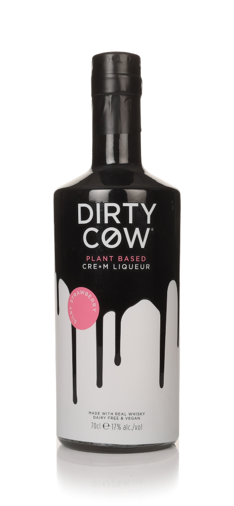 Dirty Cow Plant Based Cre*m Liqueur - Silky Strawberry 70cl product image