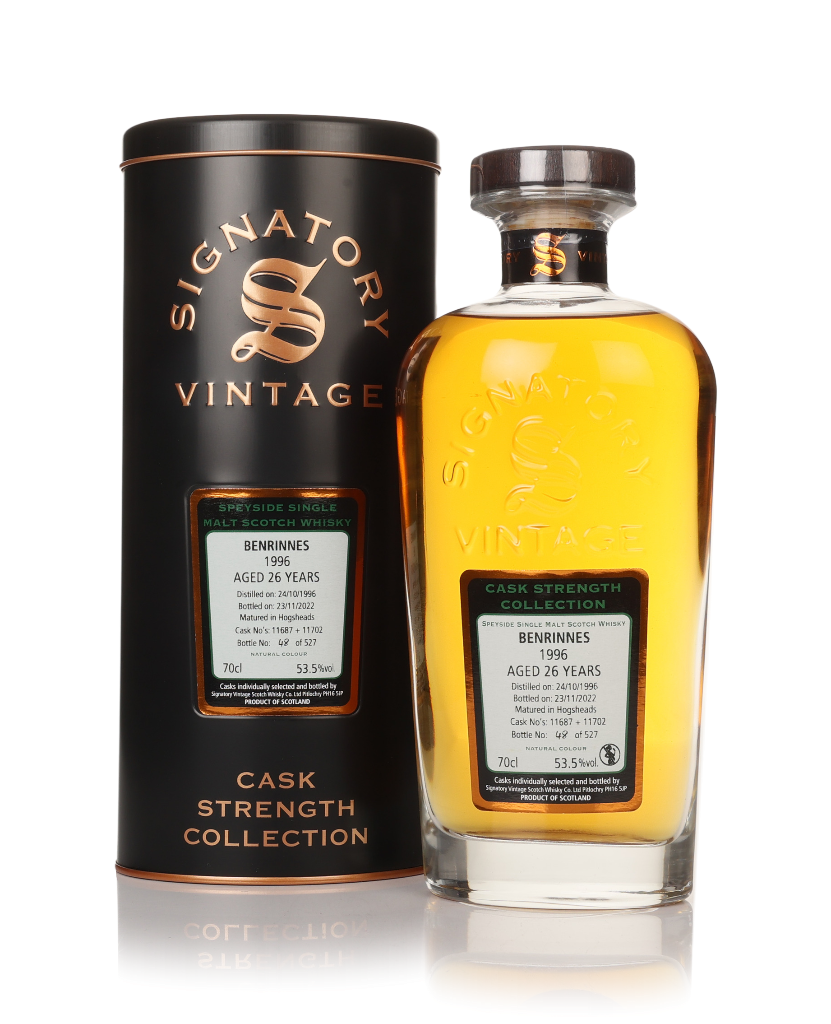 Benrinnes 26 Year Old 1996 (cask 11687 & 11702) - Cask Strength Collection (Signatory) 70cl product image
