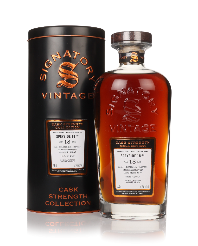 Secret Speyside 18 Year Old 2005 (cask DRU17 A106 #9) - Cask Strength Collection (Signatory) 70cl product image