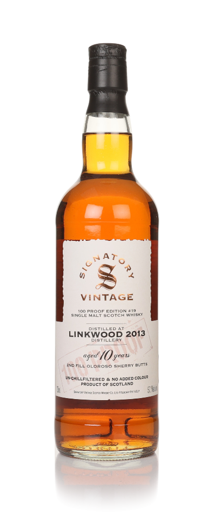 Linkwood 10 Year Old 2013 - 100 Proof Edition #19 (Signatory) 70cl product image