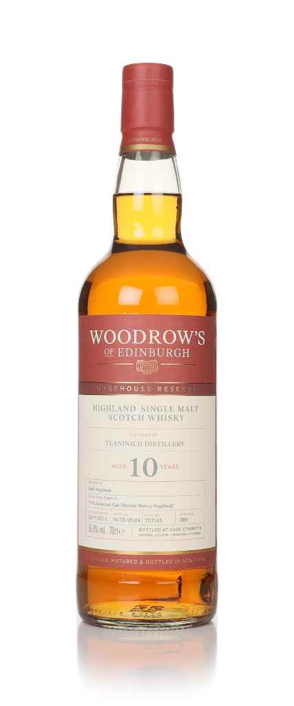 Teaninich 10 Year Old 2013 (cask 707145) - Woodrow's of Edinburgh 70cl product image