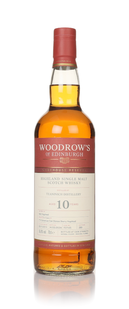 Teaninich 10 Year Old 2013 (cask 707145) - Woodrow's of Edinburgh 70cl product image