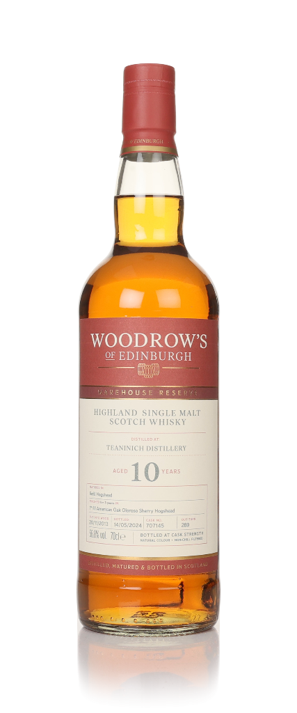 Teaninich 10 Year Old 2013 (cask 707145) - Woodrow's of Edinburgh 70cl product image