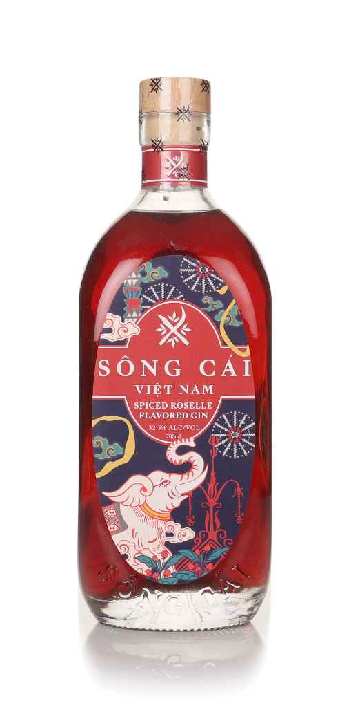 Sông Cái Spiced Roselle Gin 70cl product image
