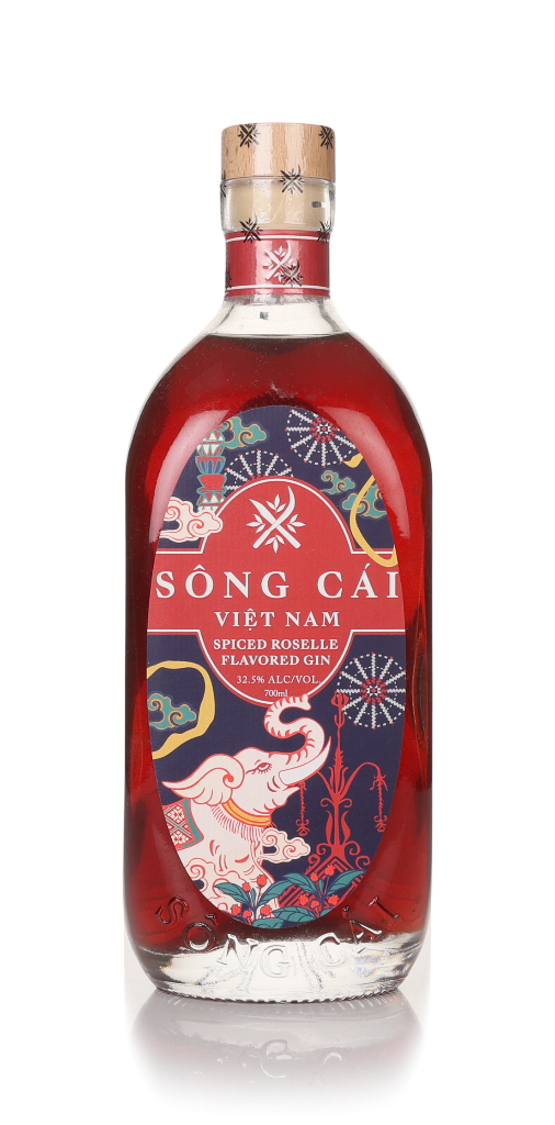 Sông Cái Spiced Roselle Gin 70cl product image