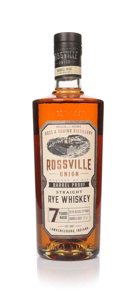 Rossville Union 7 Year Old Barrel Proof Straight Rye 70cl product image