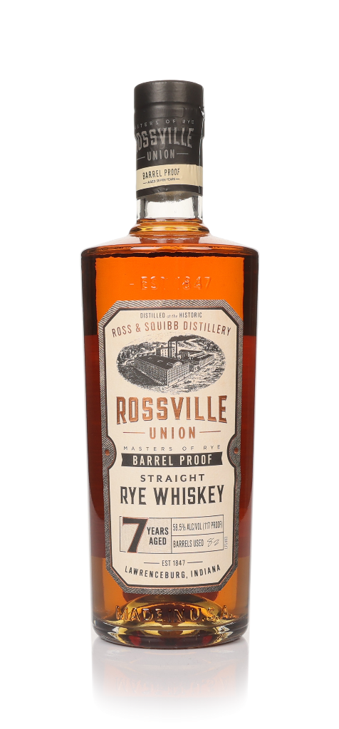 Rossville Union 7 Year Old Barrel Proof Straight Rye 70cl product image