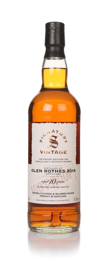 Glenrothes 10 Year Old 2014 - 100 Proof Edition #20 (Signatory) 70cl product image