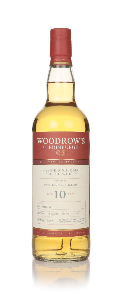 Mortlach 10 Year Old 2013 (cask 814727) - Woodrow's of Edinburgh 70cl product image