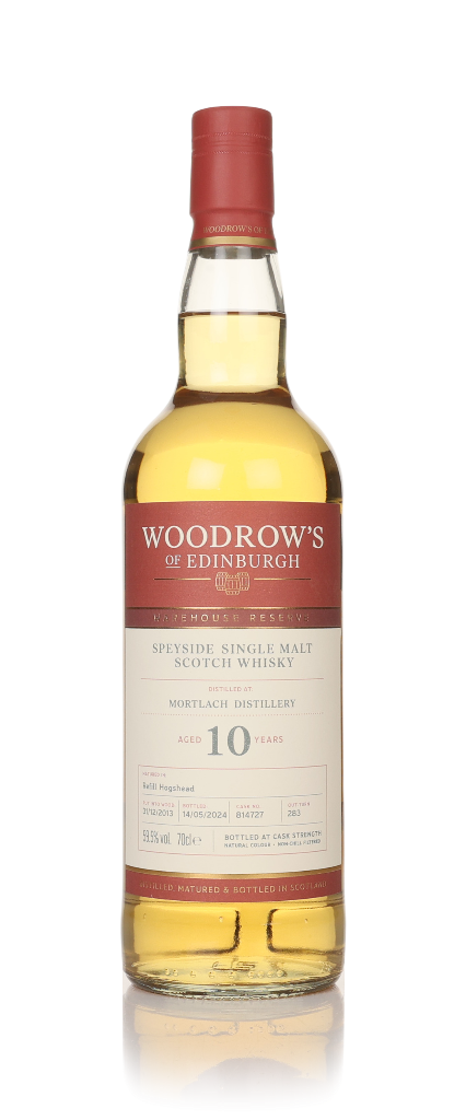 Mortlach 10 Year Old 2013 (cask 814727) - Woodrow's of Edinburgh 70cl product image