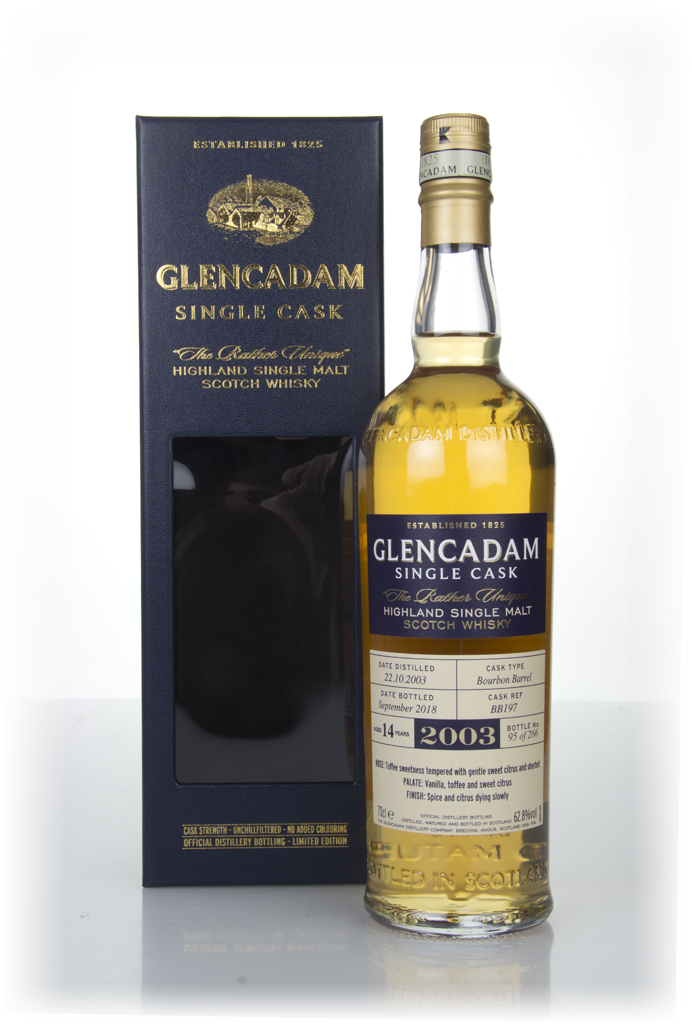 Glencadam 14 Year Old Bourbon Cask #197 70cl product image