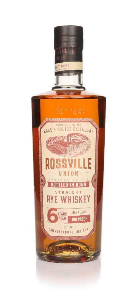 Rossville Union Bottle in Bond Straight Rye 6 Year Old 70cl product image