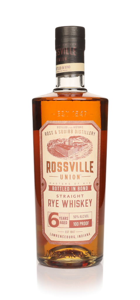 Rossville Union Bottle in Bond Straight Rye 6 Year Old 70cl product image