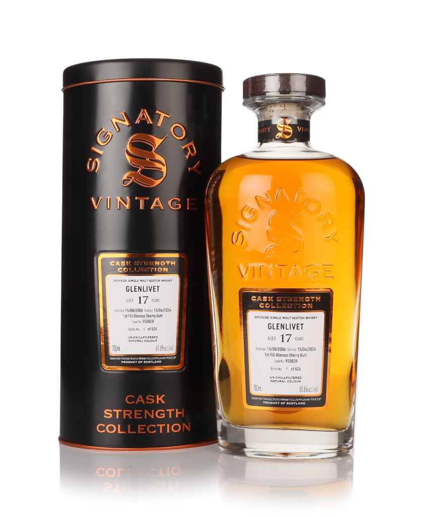 Glenlivet 17 Year Old 2006 (cask 900828) - Cask Strength Collection (Signatory) 70cl product image