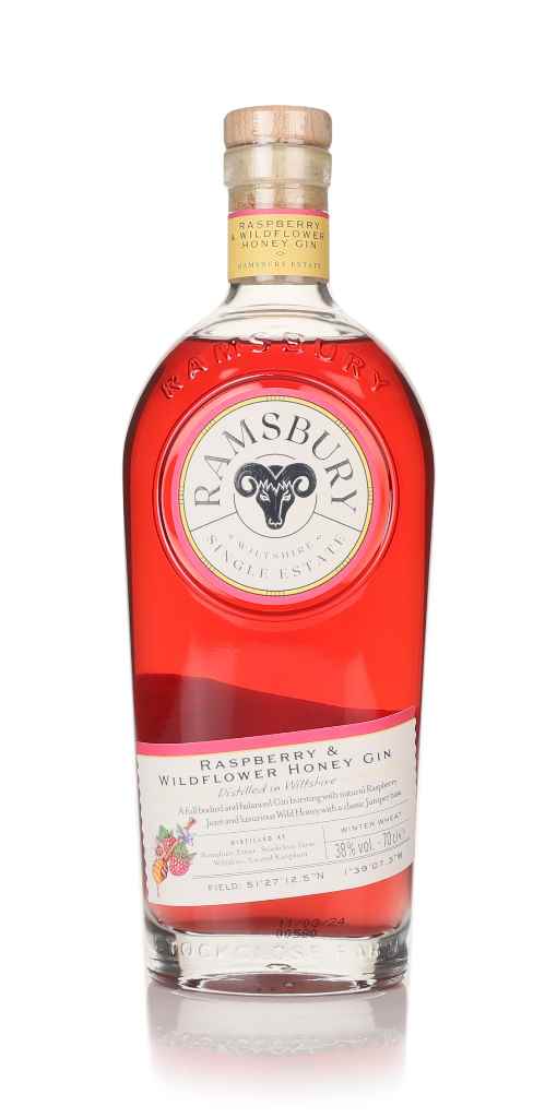Ramsbury Raspberry & Wildflower Honey Gin 70cl product image