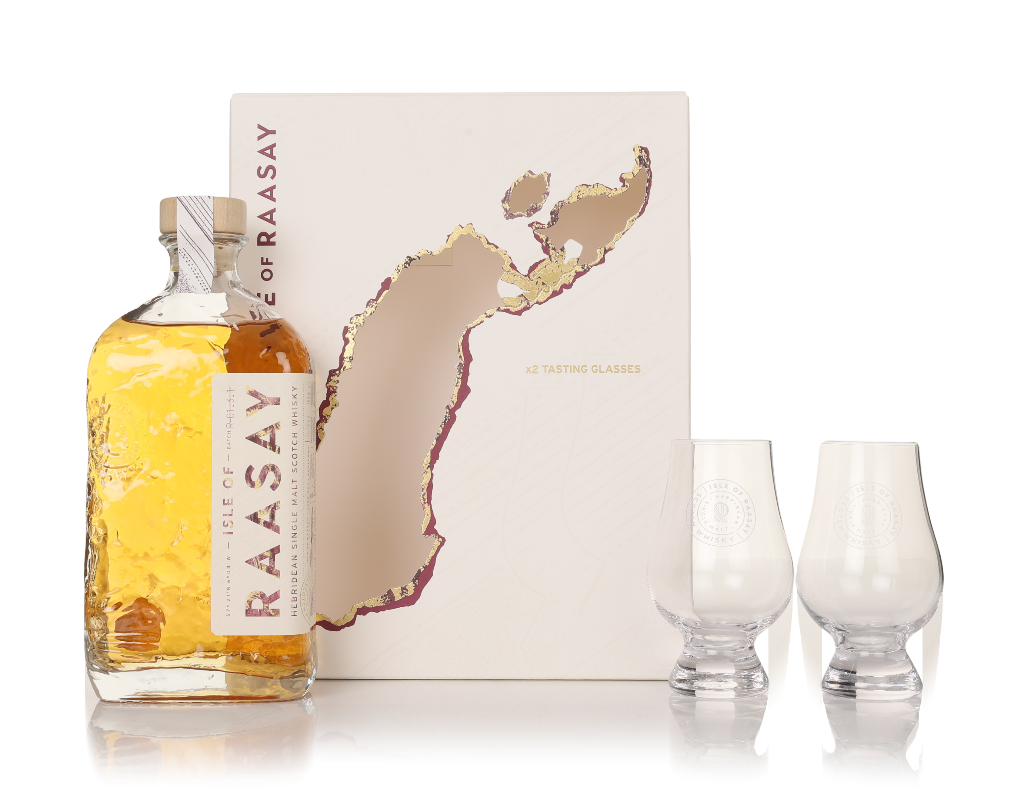 Isle of Raasay Signature Single Malt Gift Set with 2x Glasses 70cl product image