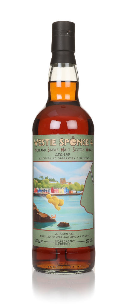 Ledaig 29 Year Old 1995 - Westie Sponge 4 (Decadent Drinks) 70cl product image