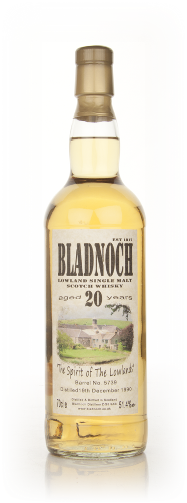 Bladnoch 20 Year Old 51.4% - Distillery Label 70cl product image