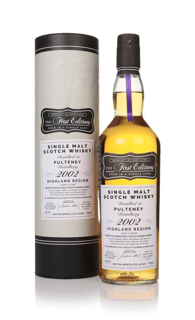 Pulteney 21 Year Old 2002 (cask 21177) - The First Editions (Hunter Laing) 70cl product image
