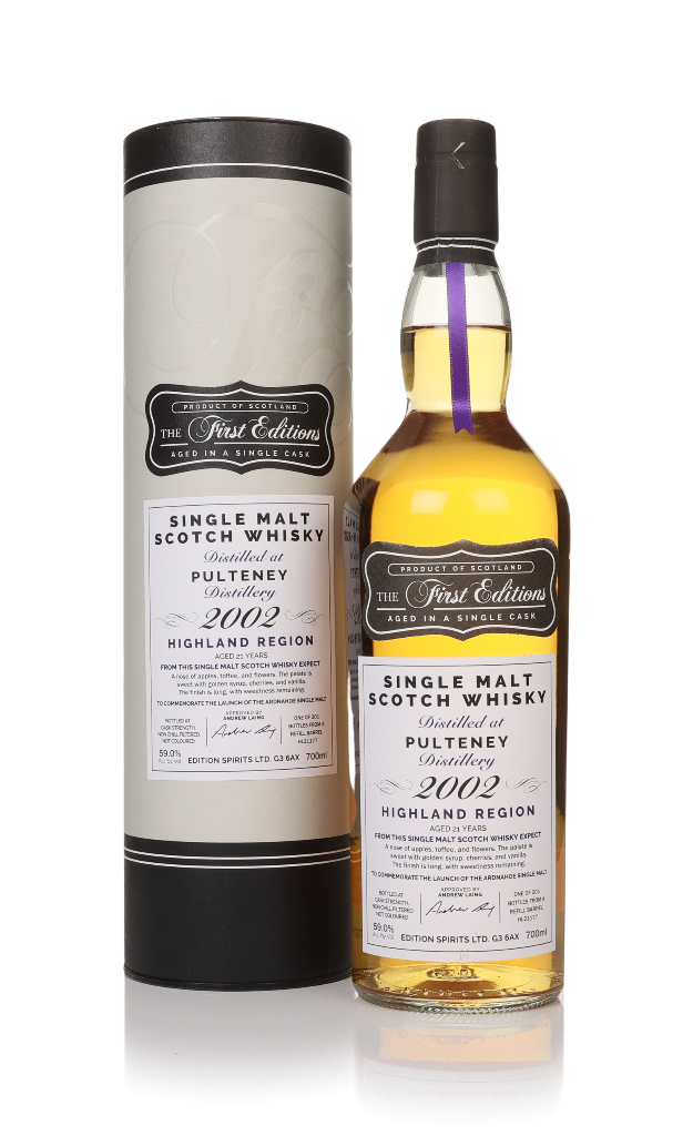Pulteney 21 Year Old 2002 (cask 21177) - The First Editions (Hunter Laing) 70cl product image