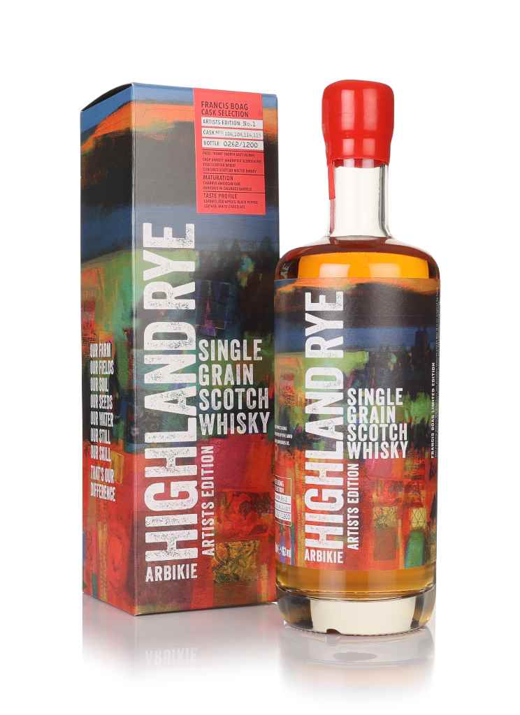 Arbikie Highland Rye Artist Edition No.1 - Francis Boag 70cl product image