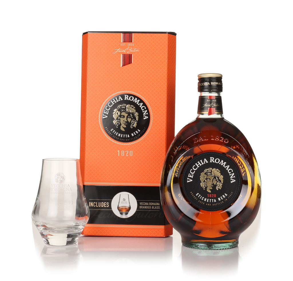 Vecchia Romagna - Etichetta Nera Gift Set with Glass 70cl product image