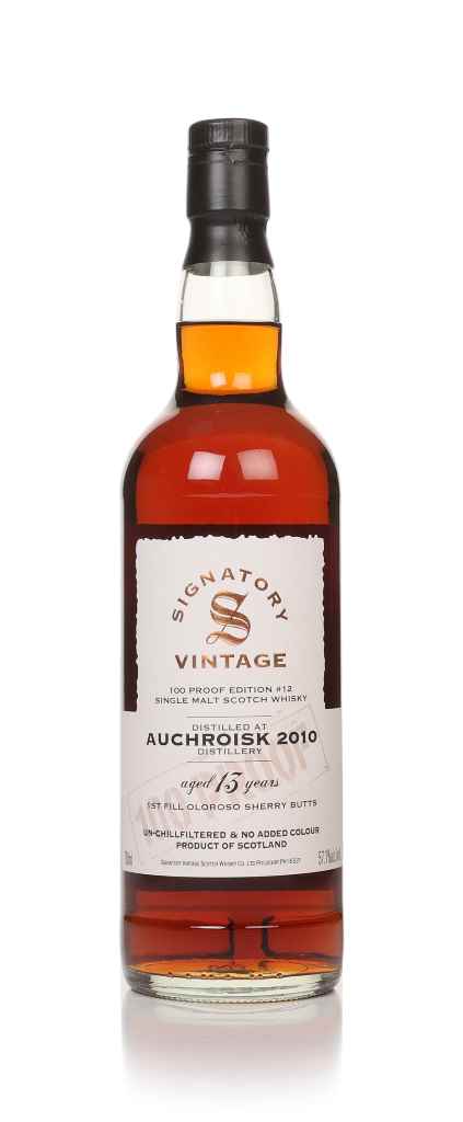 Auchroisk 13 Year Old 2010 - 100 Proof Edition #12 (Signatory) 70cl product image