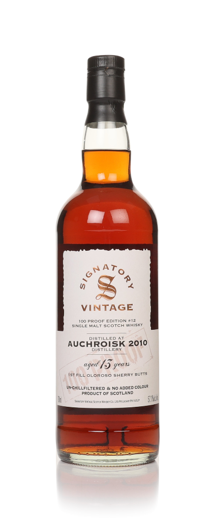 Auchroisk 13 Year Old 2010 - 100 Proof Edition #12 (Signatory) 70cl product image