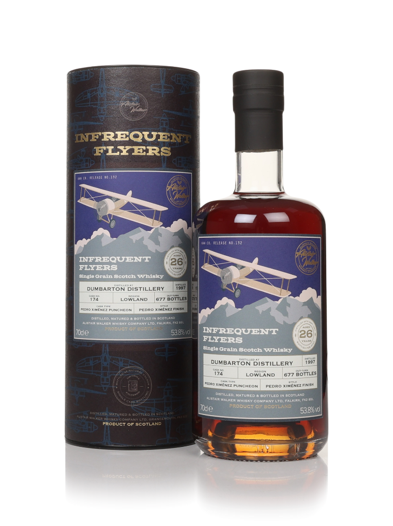 Dumbarton 26 Year Old 1997 (cask 174) - Infrequent Flyers (Alistair Walker) 70cl product image