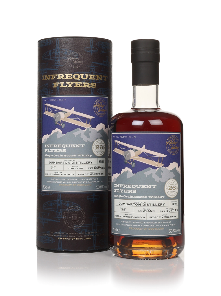 Dumbarton 26 Year Old 1997 (cask 174) - Infrequent Flyers (Alistair Walker) 70cl product image