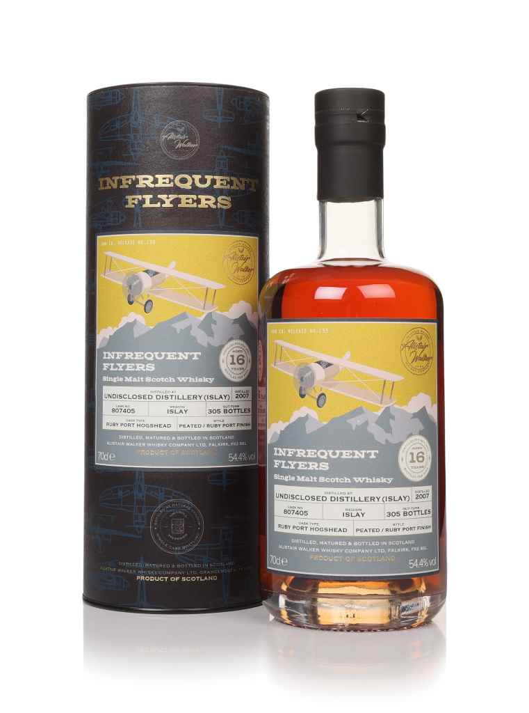 Undisclosed Islay 16 Year Old 2007 (cask 807405) - Infrequent Flyers (Alistair Walker) 70cl product image