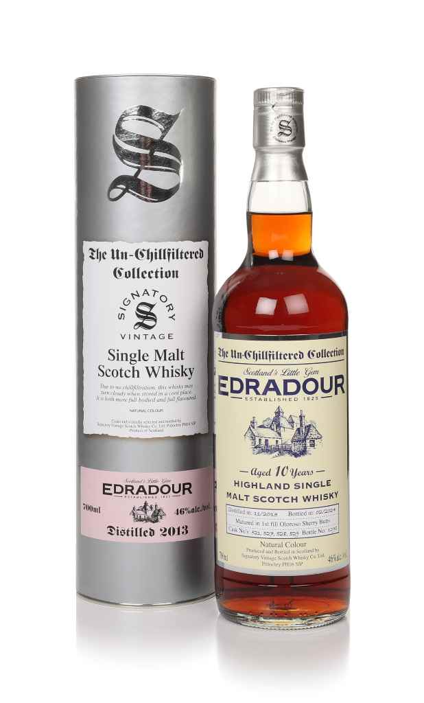 Edradour 10 Year Old 2013 (casks 521, 527, 528 & 529) - Un-Chillfiltered Collection (Signatory) 70cl product image