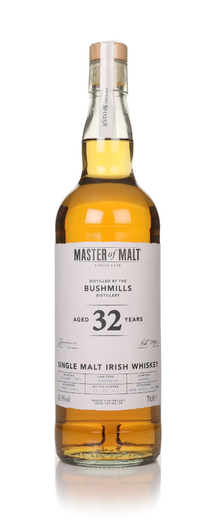Bushmills 32 Year Old 1991 Single Cask (Master of Malt) 70cl product image