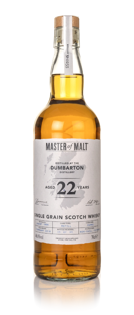 Dumbarton 22 Year Old 1996 (Master of Malt) 70cl product image