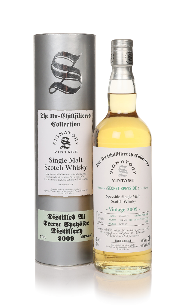Secret Speyside 13 Year Old 2009 (cask DRU 17/A195-149/-152/-178/-180) - Un-Chillfiltered Collection (Signatory) 70cl product image