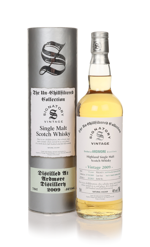 Ardmore 13 Year Old 2009 (casks 706475, 706489, 706490 & 706491) - Un-Chillfiltered Collection (Signatory) 70cl product image