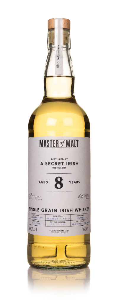 Secret Irish Grain 8 Year Old 2011 (Master of Malt) 70cl product image