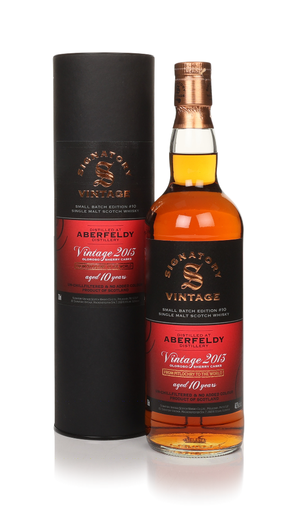 Aberfeldy 10 Year Old 2013 - Small Batch Edition #10 (Signatory) 70cl product image